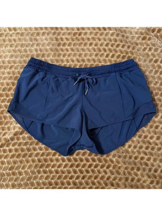 Lululemon Original Hotty Hot Running Lined Shorts 2.5" Hero Blue Swift Woven 10 - Picture 2 of 10